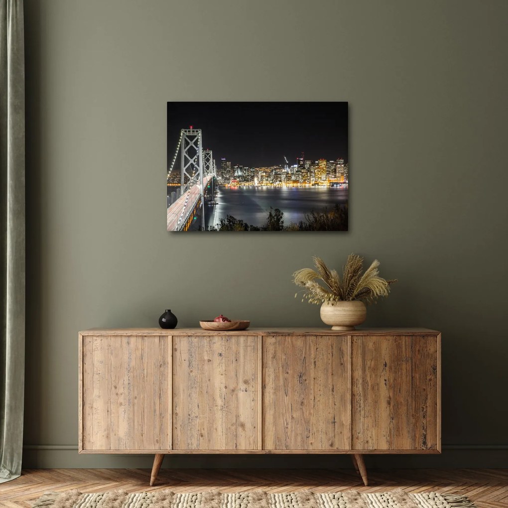 A Brooklyn-híd és a New York-i kép (70x50 cm)
