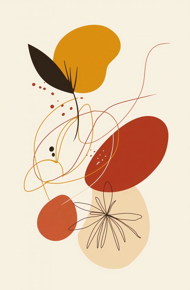 Poszter 56,6x86,4cm Színes Ősz dallama