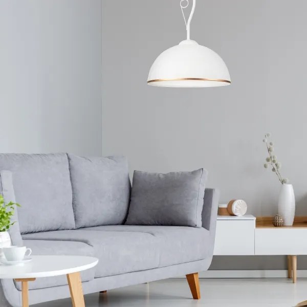 Csillár rúdon RETRO II 1xE27/60W/230V fehér