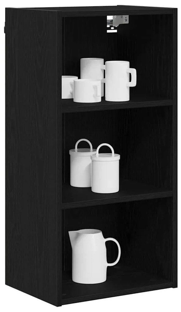 Függő szekrény Riga Fekete tölgy 40 x 29,5 x 80 cm Faanyag