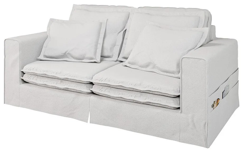 Fehér kanapé 196 cm Nora – Ropez