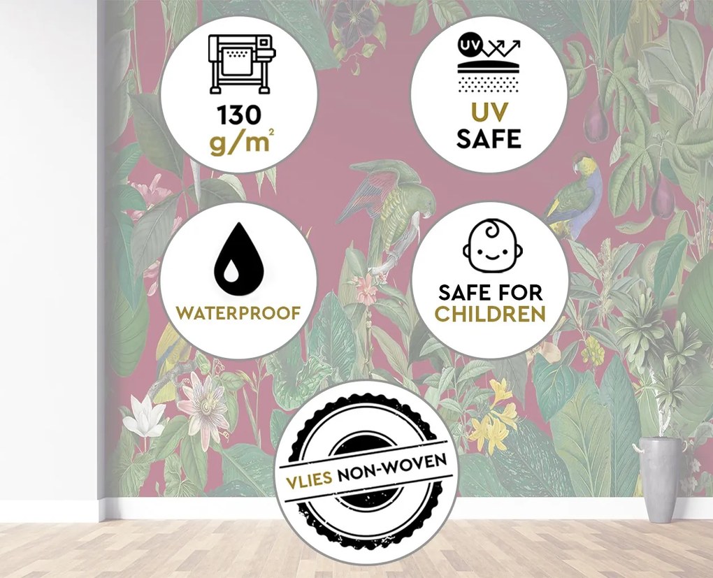 Gario Fotótapéta Vörös trópusok - Andrea Haase Anyag: Vlies, Méret: 400 x 280 cm