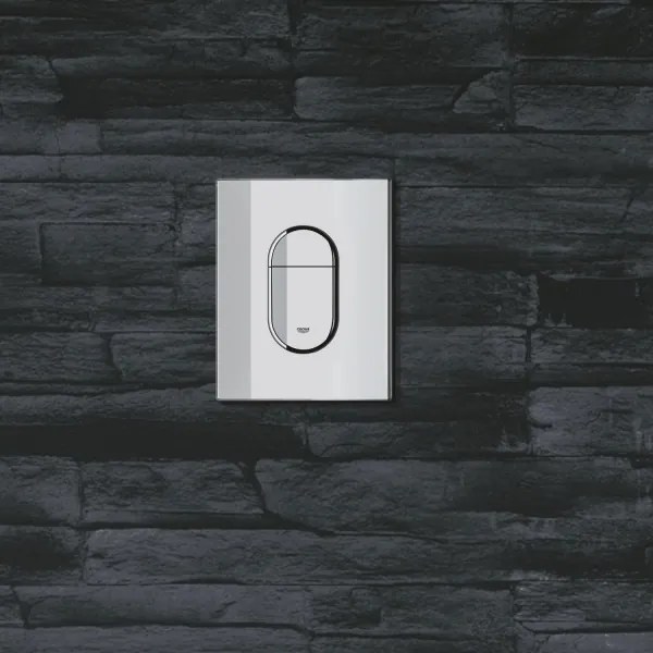 GROHE 38844000 - Öblítő nyomólap ARENA COSMOPOLITAN 156 × 197 mm króm