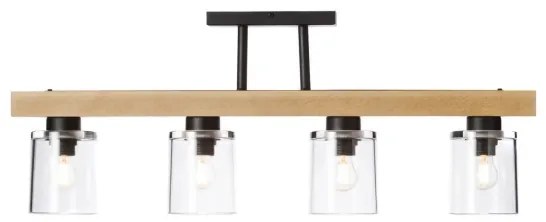 Felületre szerelhető csillár RUSTIC RADIANCE 4xE27/60W/230V