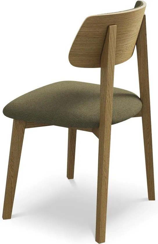 Zöld tömörfa étkezőszék Niu – Makamii