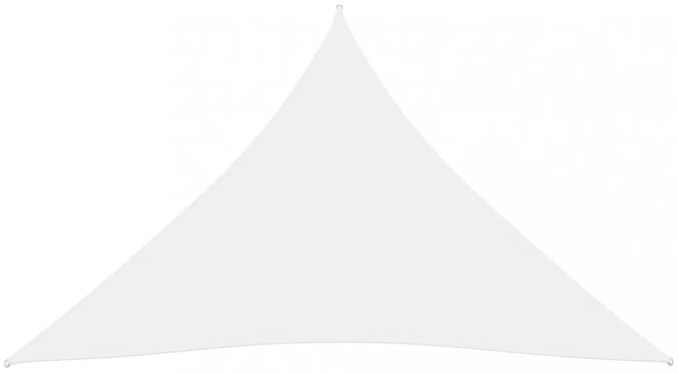 fehér háromszög alakú oxford szövet napvitorla 5 x 6 x 6 m