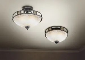 TRIO 608100324 QUINTA Klasszikus Mennyezeti Lámpa E27 IP20