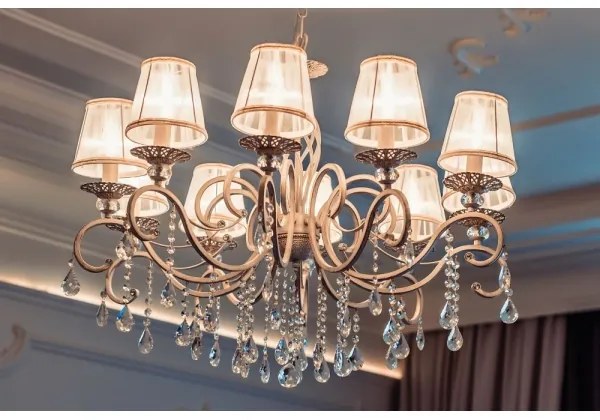 Maytoni ARM247-10-G - Csillár láncon GRACE 10xE14/40W/230V