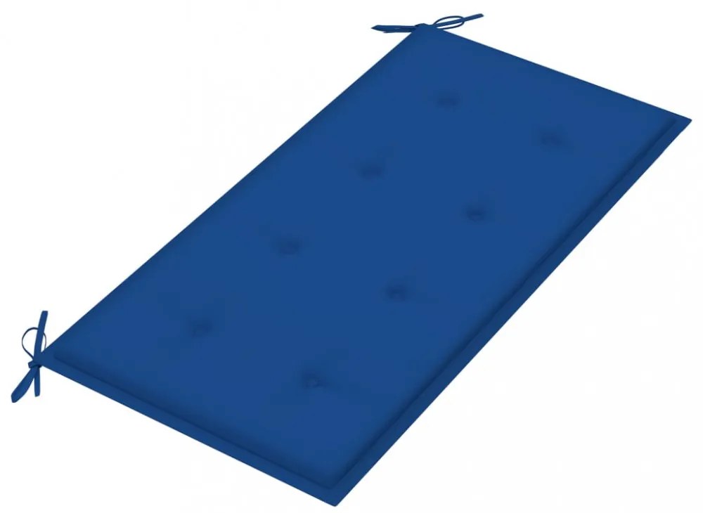 királykék oxford szövet kerti padpárna 100 x 50 x 3 cm