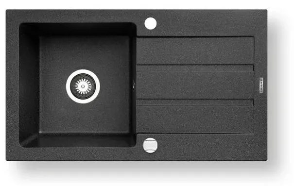 Pyramis 70006801 - NEXT konyhai mosogató 76x44 cm gránit/fekete