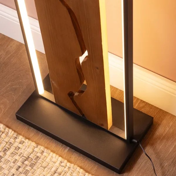 Brilliant - LED állólámpa THUNDER LED/18W/230V fenyő