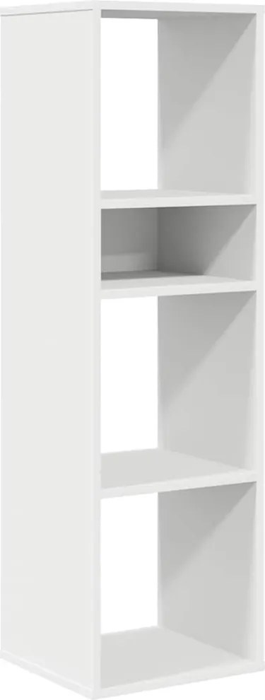 vidaXL könyvszekrény fehér 34x31x112 cm szerelt fa