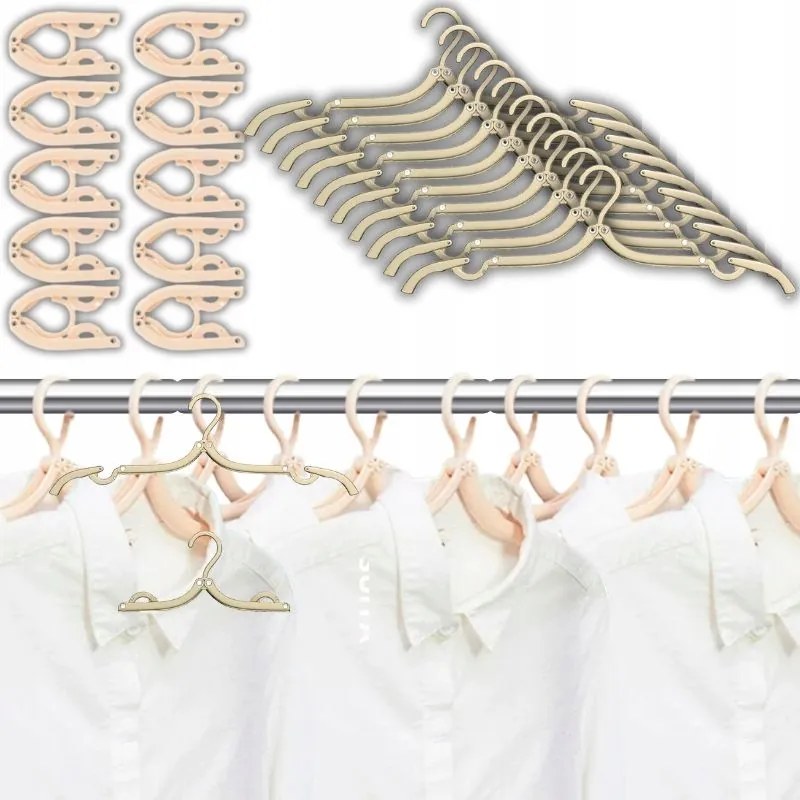 Turista akasztó Összecsukható Utazó Ruhaakasztók