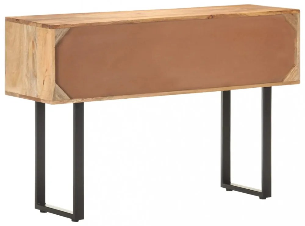 tömör mangófa tálalószekrény 116 x 35 x 75 cm