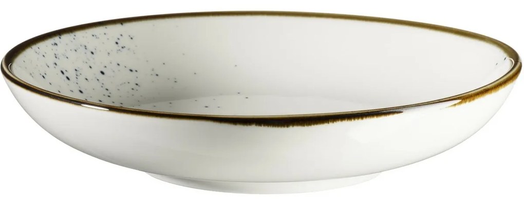 Mäser Mély tányér Pintar White kék pöttyös 21 cm