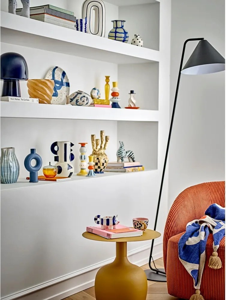 Narancssárga kordbársony füles fotel Pradi – Bloomingville