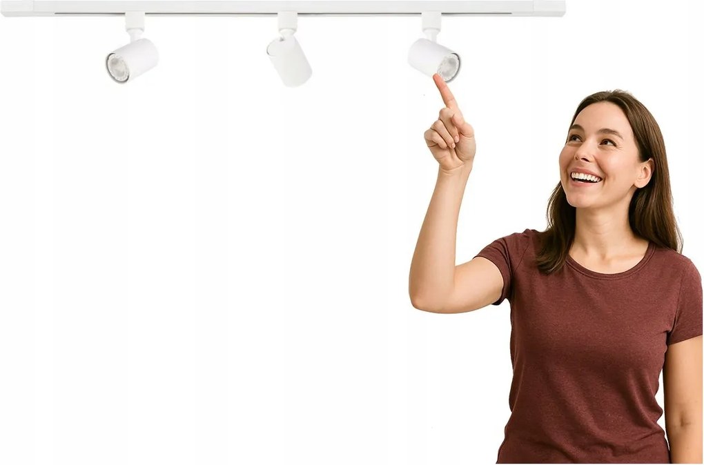 Lumsi TRL-2071-3T-10-WH Italux sínre szerelhető spot lámpa