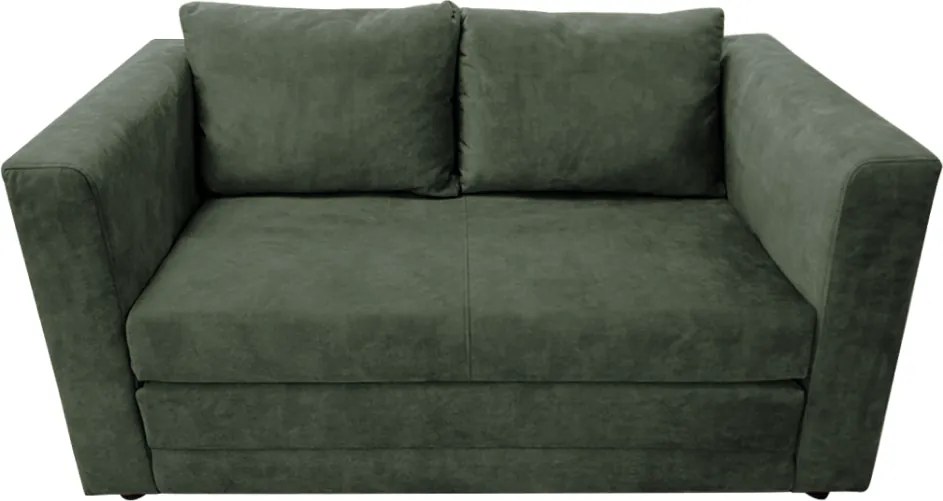 Kihúzható kanapé, zöld, BEJA