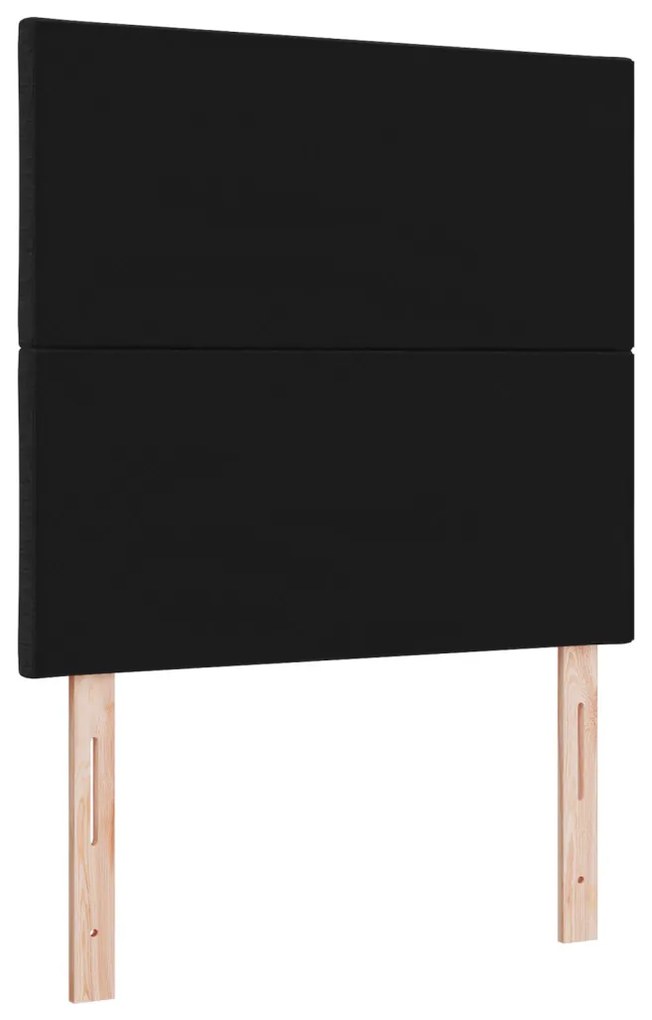 Fekete Fejtámla Gyémánt Blokkokkal 90 cm Szövet, Fekete Fejtámla Gyémánt Blokkokkal 180 cm Szövet