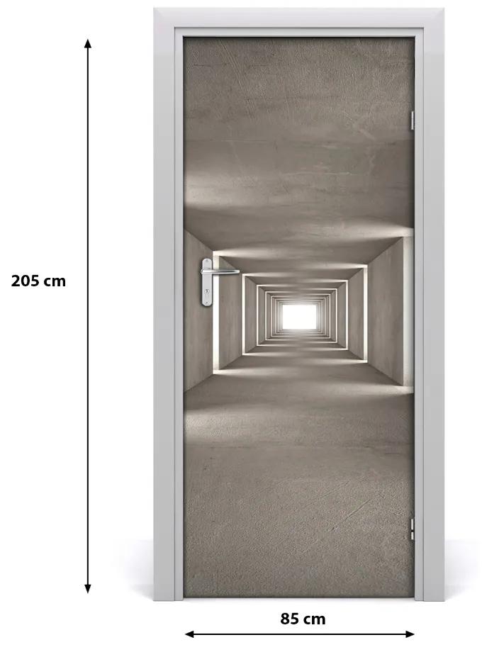 Ajtó méretű poszter A beton alagút 95x205 cm