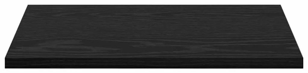 Polcos könyvespolc 4 pcs Fekete 40 x 30 x 1.5 cm Faanyag