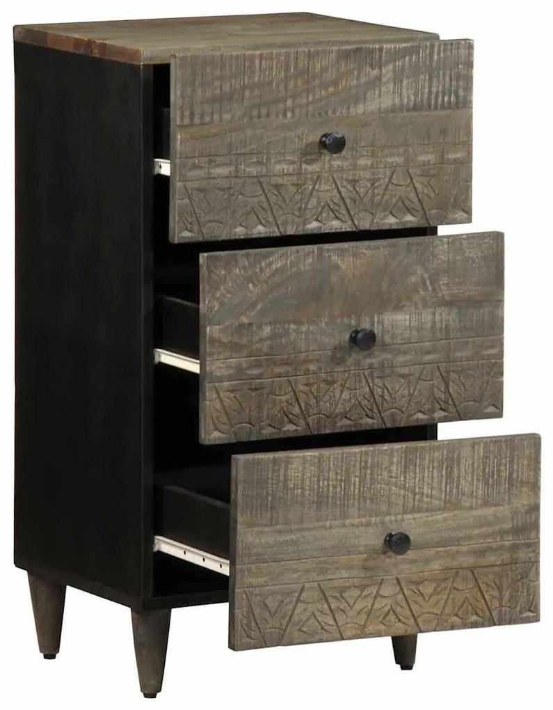 tömörfa mangó komód 40x33x75 cm