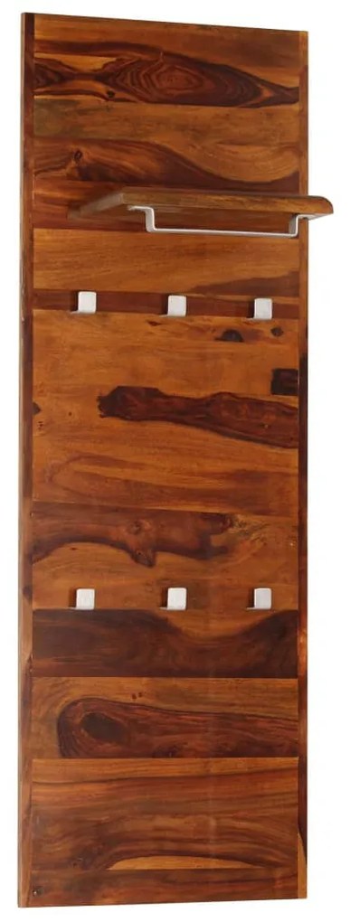 vidaXL tömör akácfából fogas 118 x 40 cm