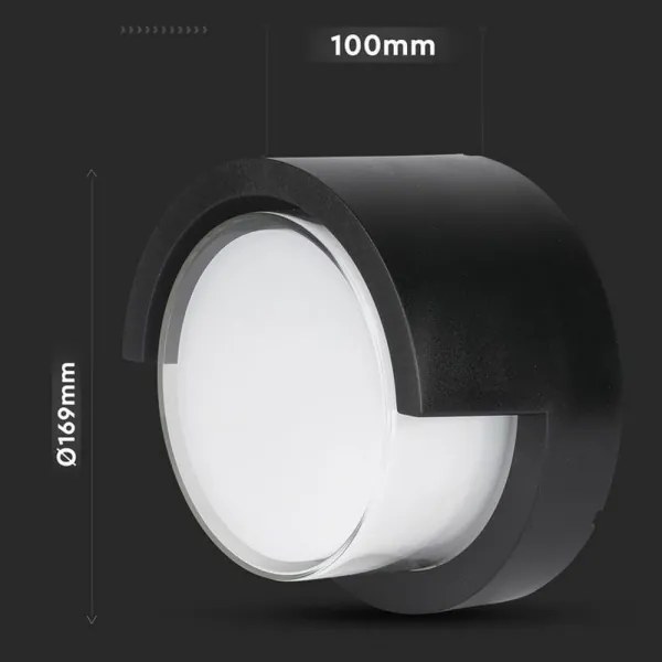 LED kültéri fali lámpa LED/12W/230V 3000K IP65