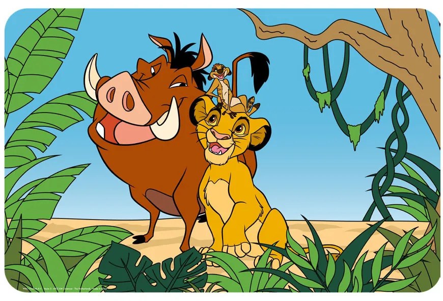 Disney Az Oroszlánkirály Hakuna Matata tányéralátét 43x28 cm