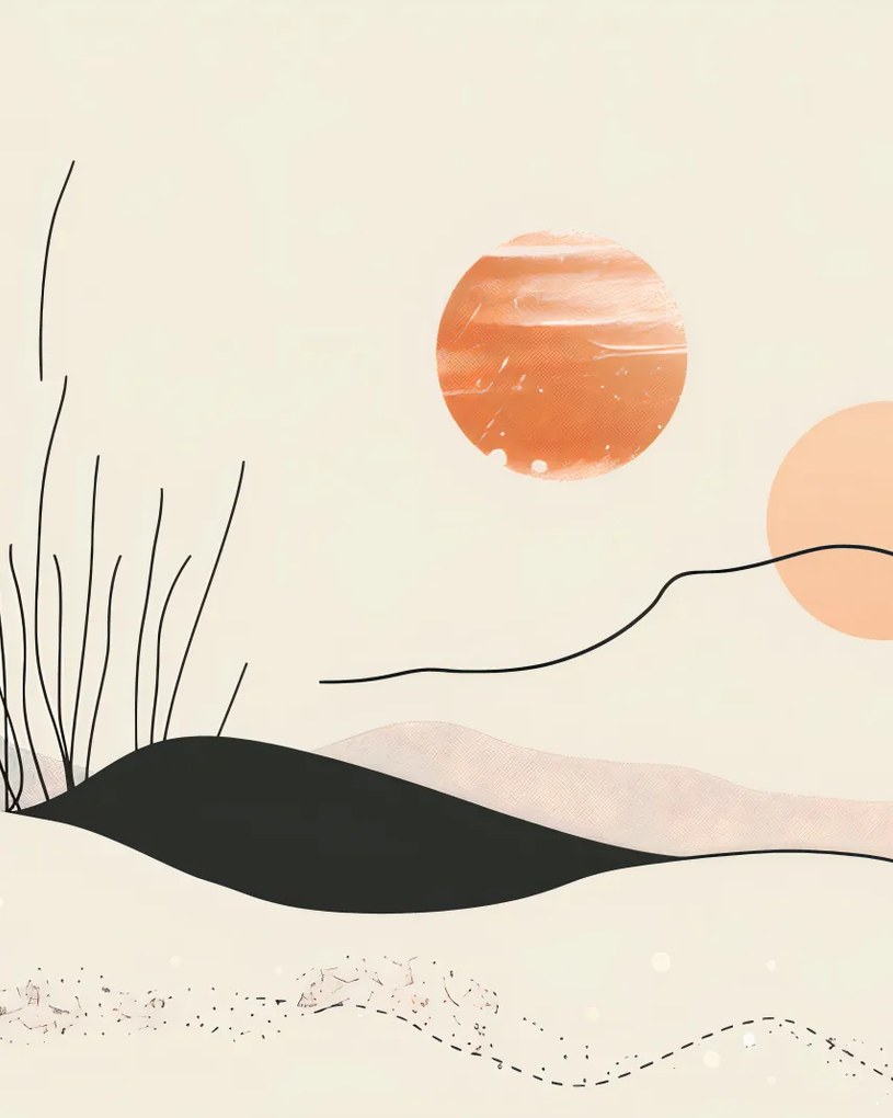 Poszter 40x50cm Puha domb