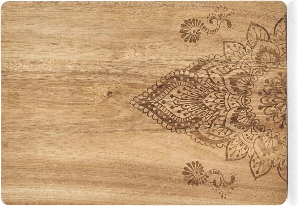 Vágódeszka tálaló, Nyomtatás, akác