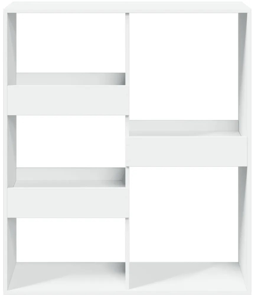 fehér térelválasztó könyvszekrény 100 x 33 x 115 cm