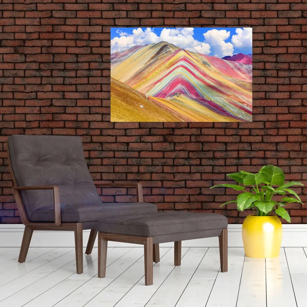 Kép - Rainbow Mountain, Peru (90x60 cm)