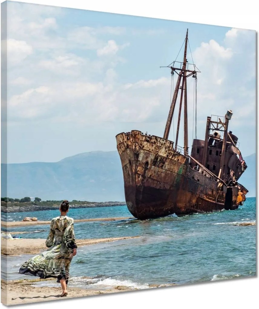 Vászonkép 40x40 Tengerészet Tengeri hajók