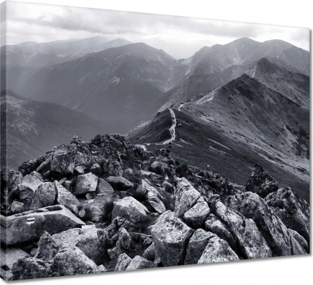 Vászonkép 50x40 A Tátra főcsúcsa