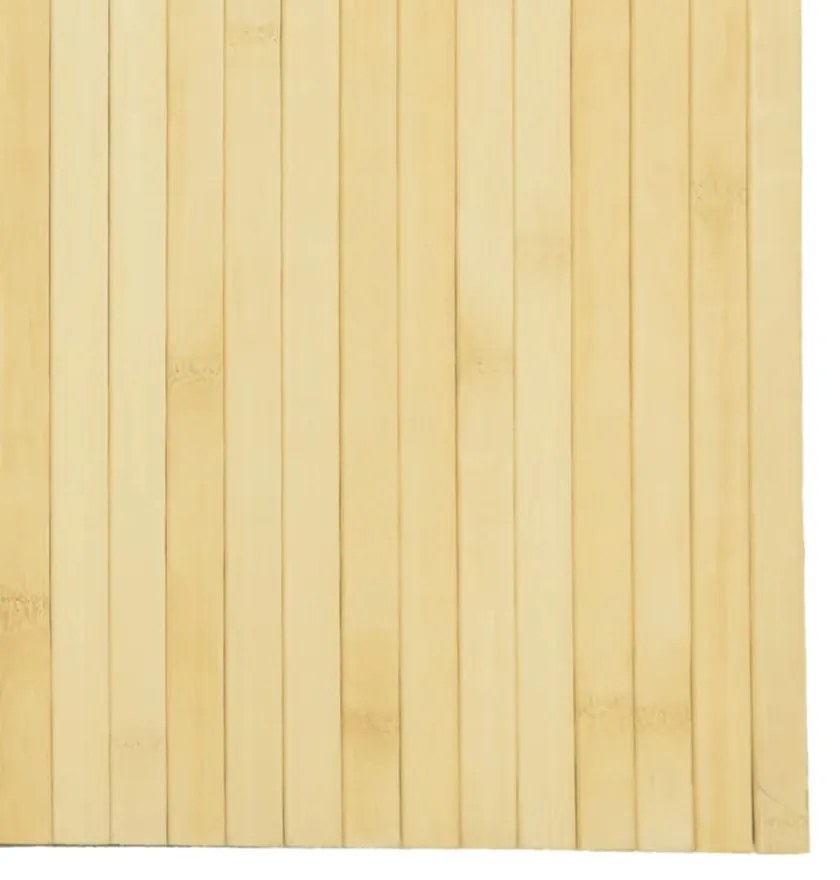 világos természetes bambusz térelválasztó 165 x 800 cm