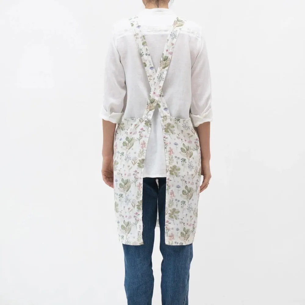 Len kötény White Botany – Linen Tales