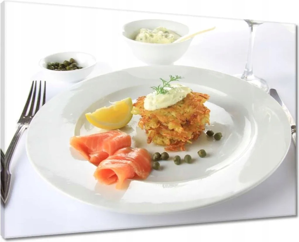 Vászonkép 70x50 Egészséges ételek