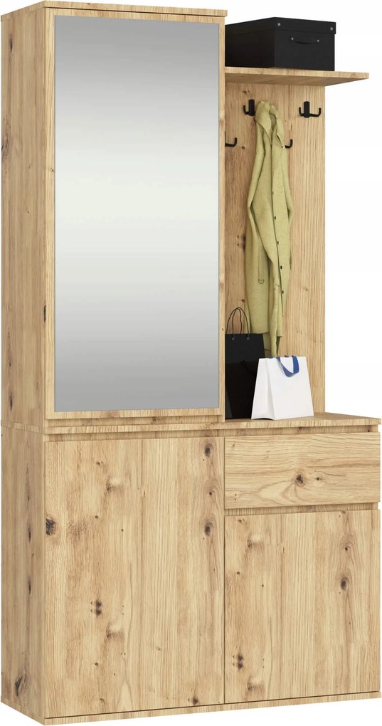 Előszoba Szett Entro Pk Tölgy Artisan Akd