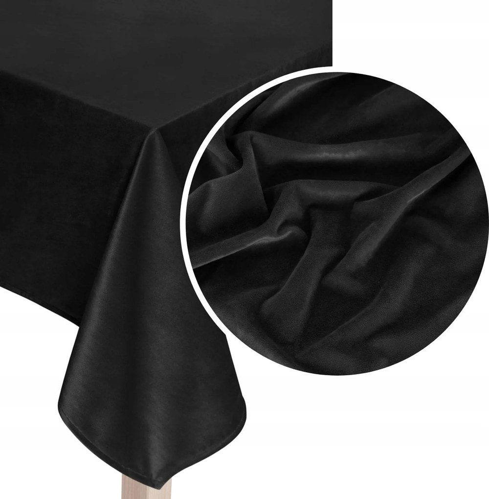 Abrosz dekoratív Soft 85x85 velúr fekete