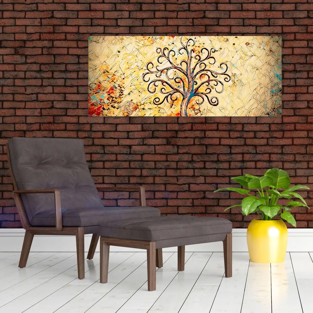 Kép - Mozaik életfa (120x50 cm)