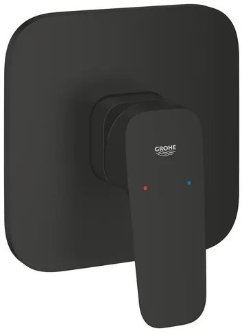 Zuhany csaptelep GROHE Cubeo vakolat alatti rész nélkül fekete matt 1017772430