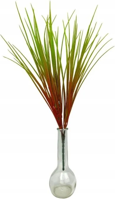 Műfű csokor 49 cm zöld-piros