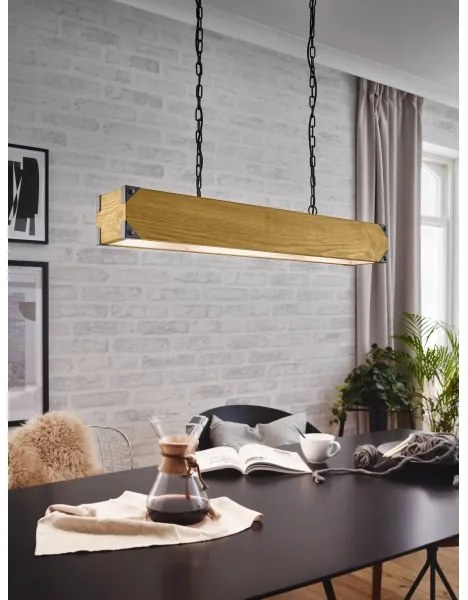 Eglo 43159 - Csillár láncon HARBOROUGH 4xE27/40W/230V