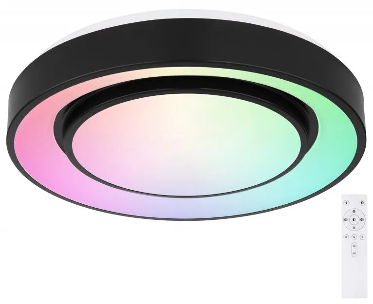 Globo Globo 41368-24 - LED RGB Dimmelhető mennyezeti lámpa SULLY LED/24W/230V + távirányító GL6402
