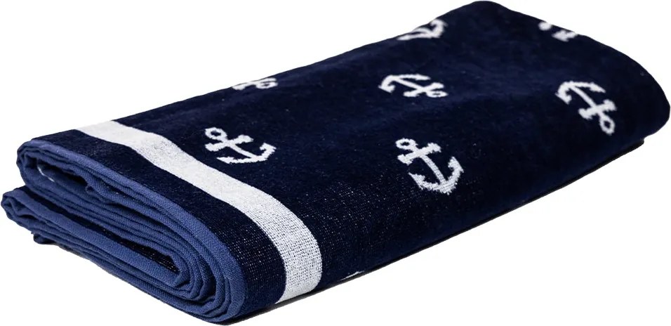 BAHIA Strandtörölköző matrózmintás 1. 165x90cm