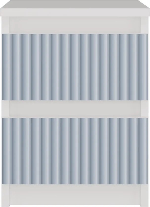 MIX M2 ARTEO éjjeliszekrény, 30x40x30 cm, fehér-kék