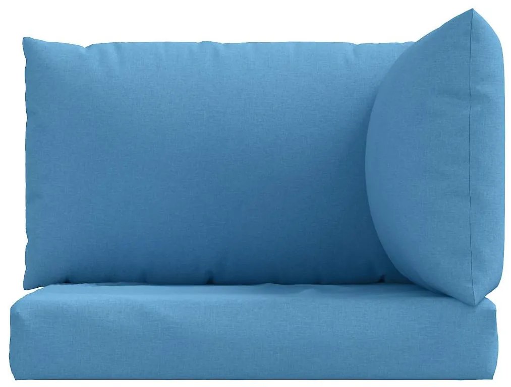 3 db melange kék szövet raklappárna