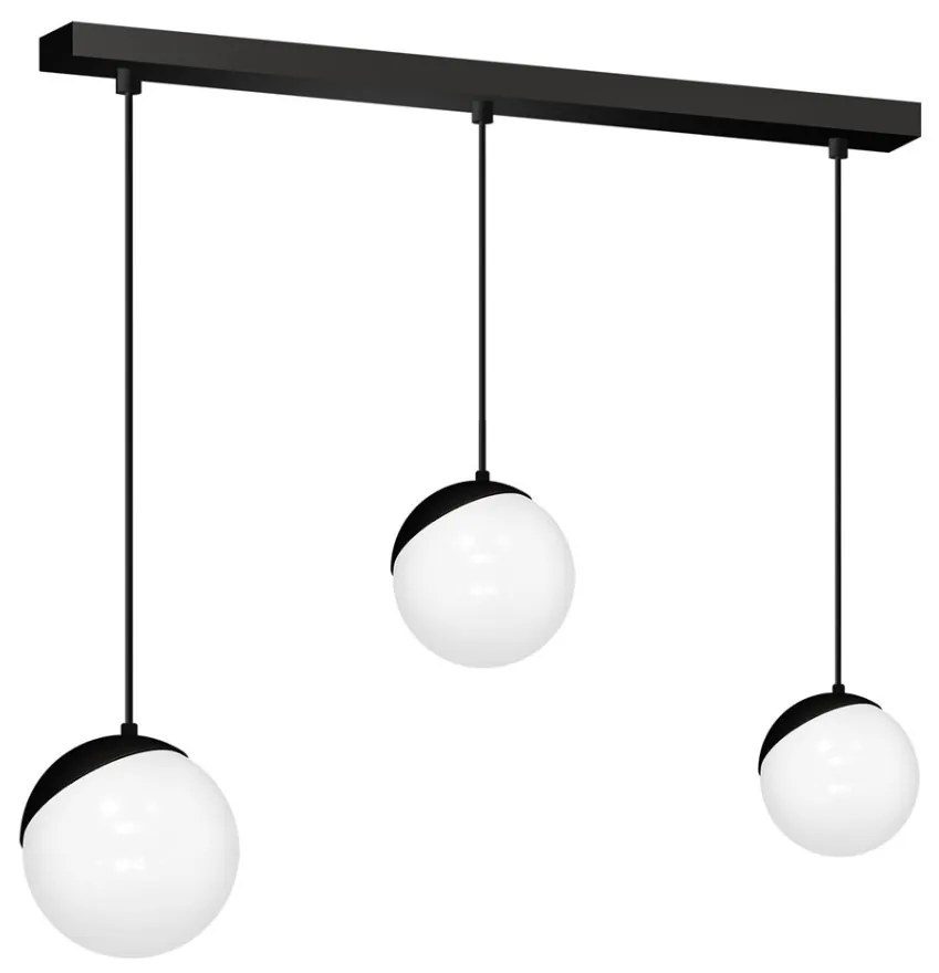 MILAGRO MLP7237 SFERA Többágú Függesztett Lámpa Fekete E14 IP20