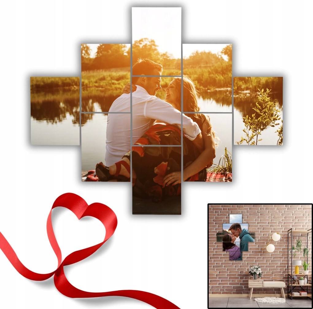 Nőnapi ajándék Vászonkép Házassági évfordulók neki lány